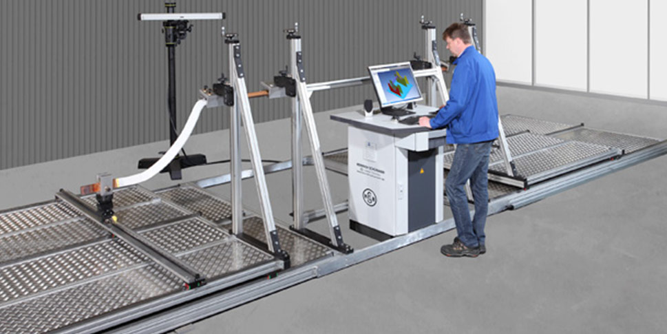 3D-Measuring Tables for Turbo Bars